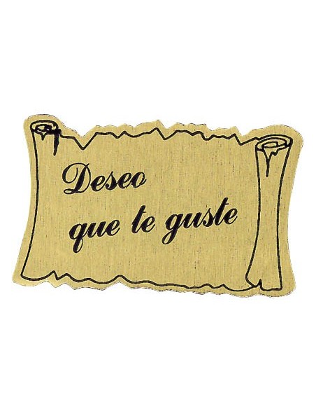 ETIQUETAS ADH. "DESEO QUE TE GUSTE" 450UD.