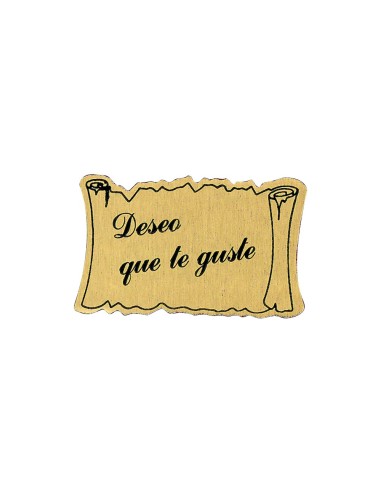 ETIQUETAS ADH. "DESEO QUE TE GUSTE" 450UD.