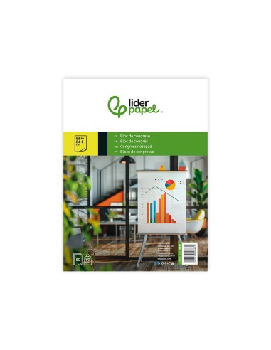 BLOC CONGRESO LIDERPAPEL 63X84CM 50H.