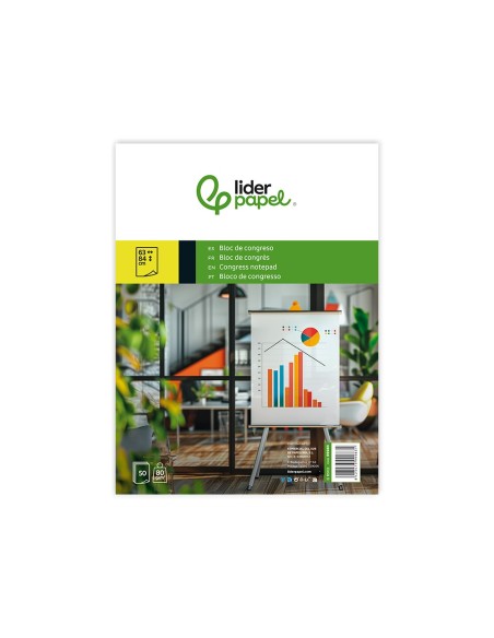 BLOC CONGRESO LIDERPAPEL 63X84CM 50H.