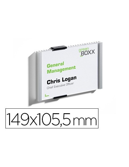 IDENTIFICADOR PORTANOMBRE AL.PLACA ACRILICA 149X105,5MM