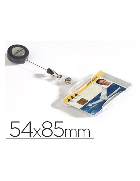 IDENTIFICADOR C/CORDON EXTENSIBLE C/PINZA VERT/HOR. 54X85MM.8011-19