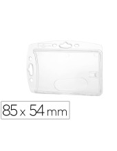 IDENTIFICADOR DURABLE RIGIDO PARA 1 TARJETA 54X87 MM PACK DE 10 UNID