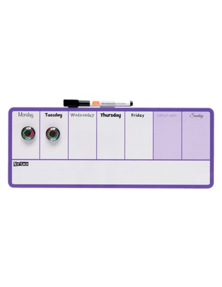 PLANIFICADOR SEMANAL NOBO MAGNETICO VIO.140X360MM