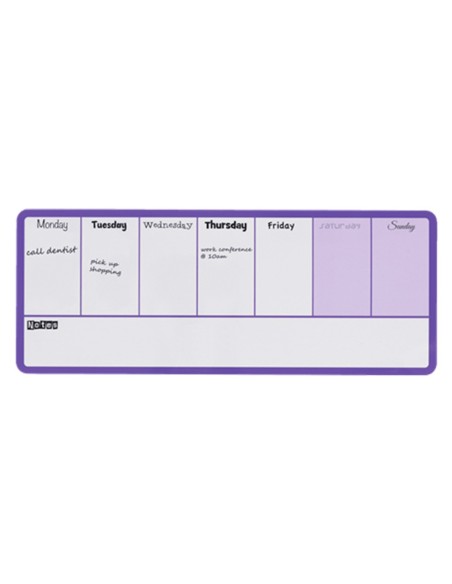 PLANIFICADOR SEMANAL NOBO MAGNETICO VIO.140X360MM