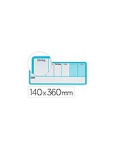 PLANIFICADOR SEMANAL NOBO MAGNETICO AZ. 140X360MM 2