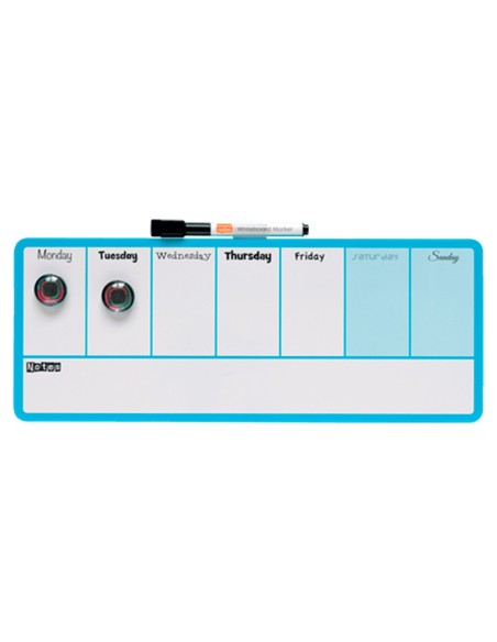 PLANIFICADOR SEMANAL NOBO MAGNETICO AZ. 140X360MM