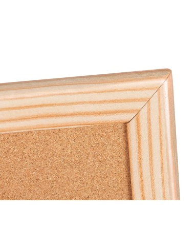 PIZARRA CORCHO Q-CON.40X30 CM MARCO MADERA