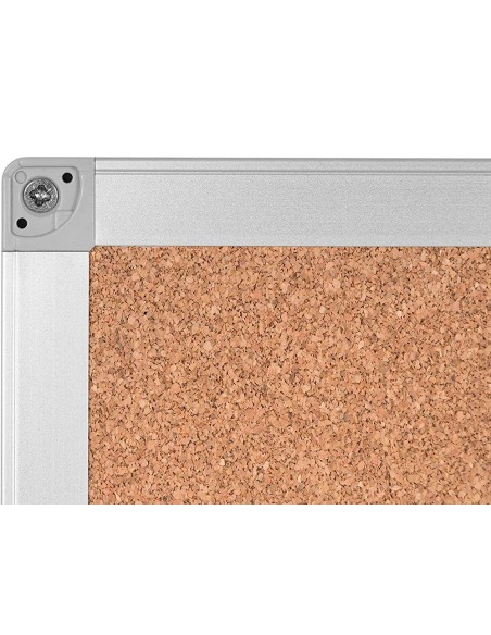 PIZARRA CORCHO Q-CON.MARCO AL.150X100CM EXTRA 5MM GROSOR CORCHO 3.5MM
