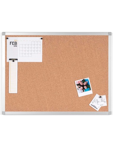 PIZARRA CORCHO Q-CON.MARCO AL.200X100CM EXTRA 5MM GROSOR CORCHO 3.5MM