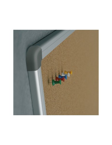 PIZARRA CORCHO ROCADA MARCO AL.CON CANTONERAS 60X90 CM