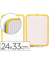 PIZARRA BLANCA 24X33 CM ROTULADOR Y BORRADOR