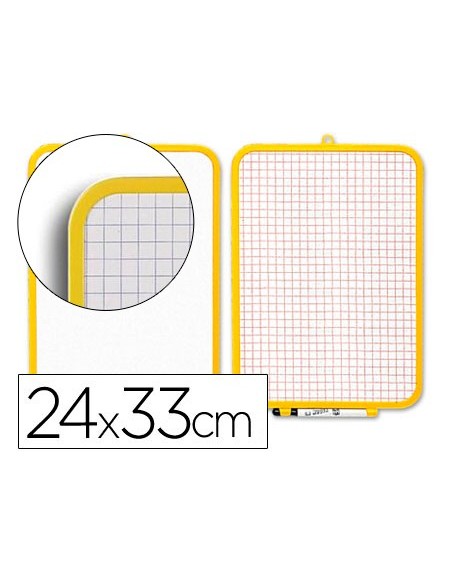 PIZARRA BLANCA 24X33 CM ROTULADOR Y BORRADOR