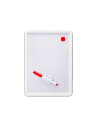 PIZARRA BLANCA MAGNETICA 25X35 CM ROTULADOR Y BORRADOR