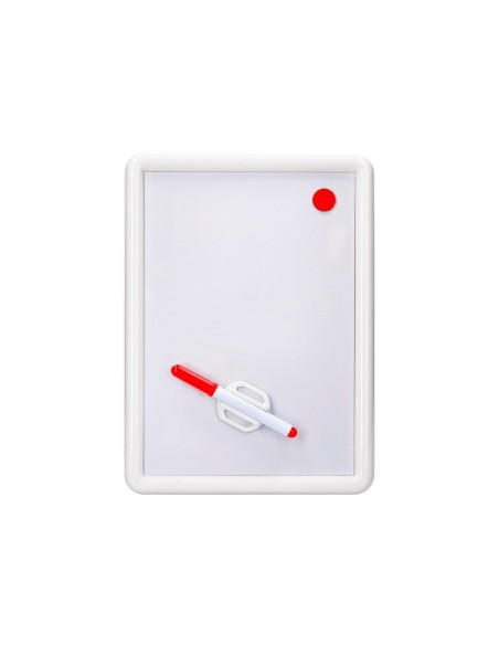 PIZARRA BLANCA MAGNETICA 25X35 CM ROTULADOR Y BORRADOR