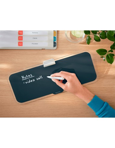 PIZARRA LEITZ COSY CRISTAL ROTULADOR BORRADOR GRIS 150X60X380MM