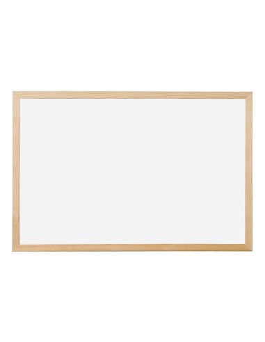 PIZARRA BLANCA Q-CON.MELAMINA MARCO MADERA 40X30 CM