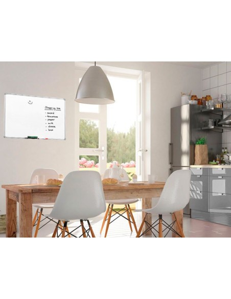 PIZARRA BLANCA Q-CON.MELAMINA MARCO AL.60X40 CM