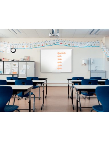 PIZARRA BL.NOBO COMP.PLUS ACERO LACADO PANORAMICO 85" MAG.1880X1060MM