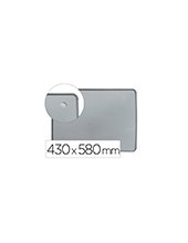 PIZARRA NOBO MAGNETICA EL HOGAR ACERO MARCO SLIM PLATA 430X580MM 2