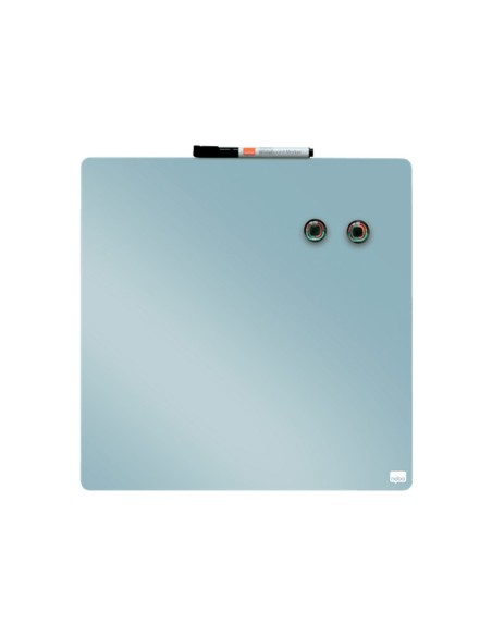 PIZARRA NOBO MAGNETICA EL HOGAR GRIS 360X360MM