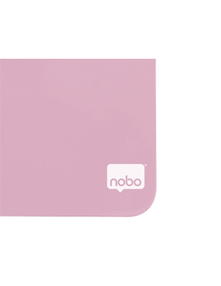 PIZARRA NOBO MAGNETICA EL HOGAR ROSA 360X360MM