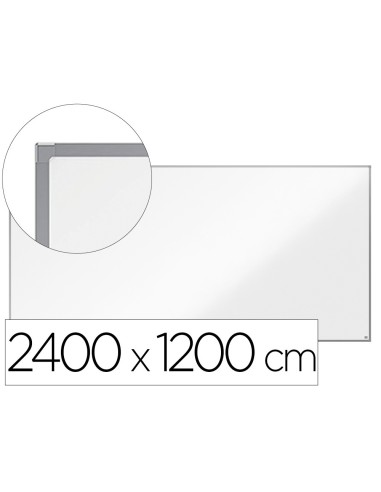 PIZARRA BL.NOBO ESSENCE ACERO VITRIFICADO MAGNETICA 2400X1200MM