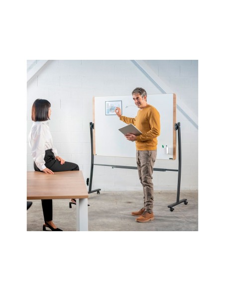 PIZARRA BL.ROCADA LACADA MAG. AL.DOBLECARA VOLTEA CURVE 100X150 CM