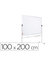 PIZARRA BL.ROCADA ACERO LACADO MAG AL.DOBLE CARA VOLTEABLE 120X200CM