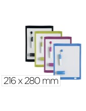 PIZARRA NOBO HOGAR MAGNETICA+BORRADOR 216X280MM SURT.