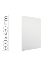 PIZARRA BL.NOBO MODULAR SIN MARCO ACERO MAGNETICA 600X450MM