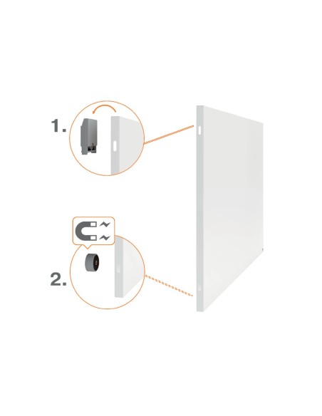 PIZARRA BL.NOBO INFINITY SIN MARCO ACERO LACADO MAGNETICO 1200X900MM