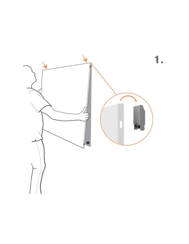 PIZARRA BL.NOBO INFINITY SIN MARCO ACERO LACADO MAGNETICO 900X600MM