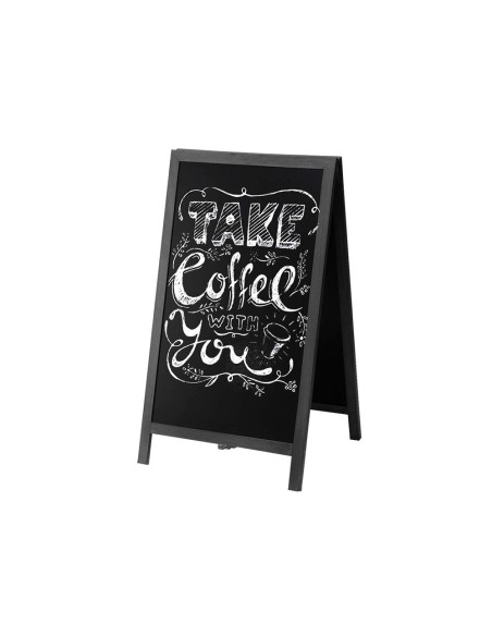 PIZARRA NG.CABALLETE DOBLE CARA MADERA C/SUPERFICIE ROTULADORES 75