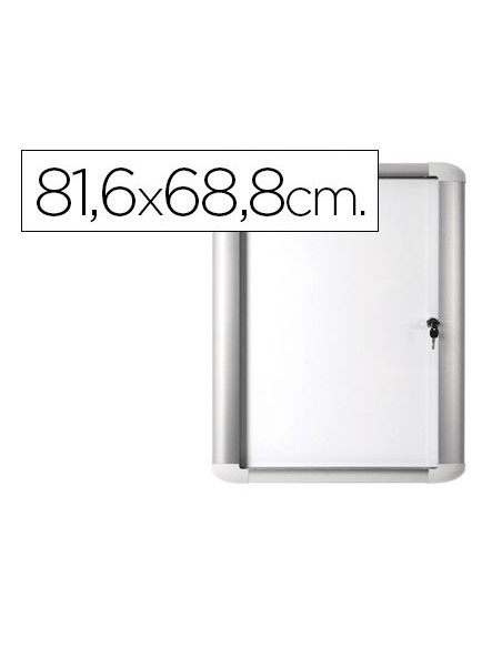 VITRINA ANUNCIO  MAGNETICA 816X688MM.EXTERIOR C/MARCO ALUM.