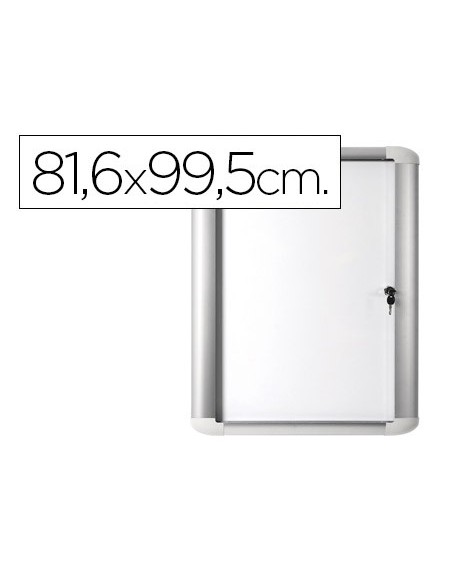 VITRINA ANUNCIO  MAGNETICA 816X995MM.EXTERIOR C/MARCO ALUM.