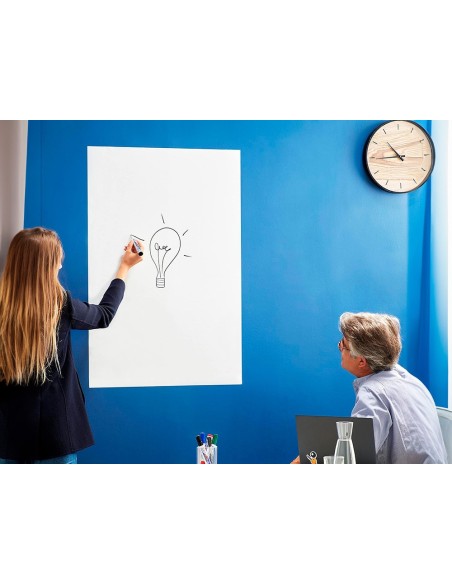 PIZARRA BLANCA VELLEDA ROLLO ADH.67,5X100 CM