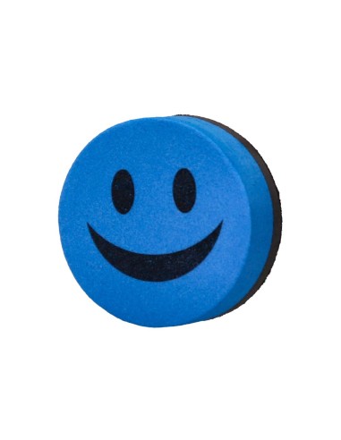 BORRADOR LIDERPAPEL PIZARRA BLANCA REDONDO 5 CM DIAMETRO MAGNETICO C