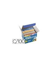 TIZA COLOR ANTIPOLVO ROBERCOLOR CAJA 100 UDS. 2