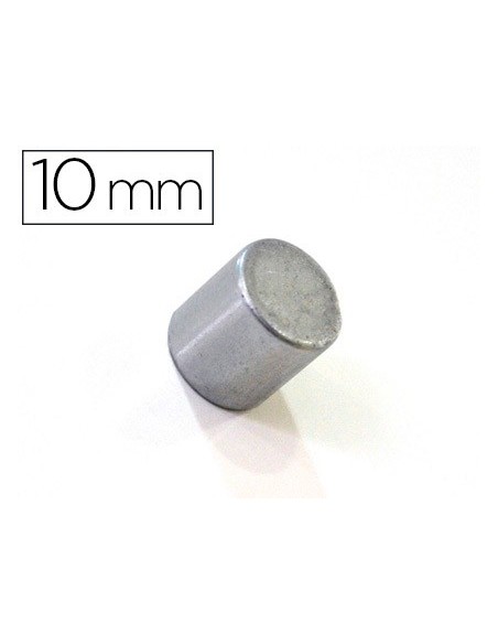 IMANES EXTRAFUERTES BI-OFFICE 10MM PLATEADOS BLISTER 2 IMANES