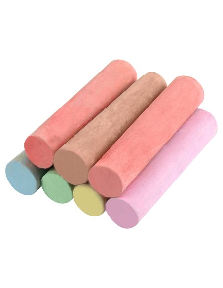 TIZA COLOR LIDERPAPEL SUELO CUBILETE DE 20 UNIDADES COLORES SURTIDOS