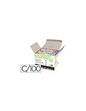 TIZA COLOR ANTIPOLVO CAJA 100 UDS. 2