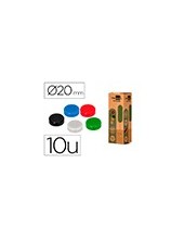 IMANES SUJECION  ECOUSE PP RECICLADO PIZARRA MAGNETICA 20MM CAJA 10 2