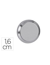 IMAN MAUL CILINDRICO NEODIMIO 1,6 CM PESO MAX. 5 KG DIAMETRO PLATA
