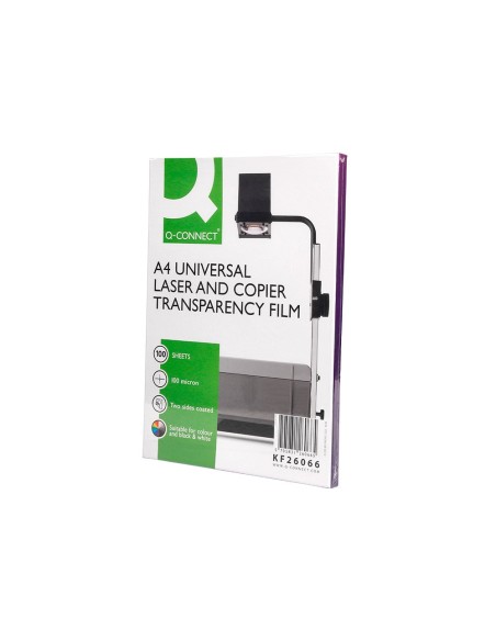 TRANSPARENCIA Q-CON.DIN A4KF26066 FOTOCOP.TRATADA DOS CARAS CAJA 100