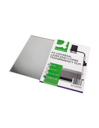TRANSPARENCIA Q-CON.DIN A4KF26066 FOTOCOP.TRATADA DOS CARAS CAJA 100