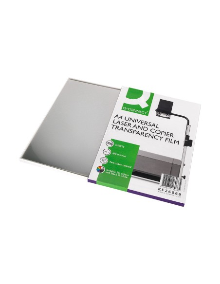 TRANSPARENCIA Q-CON.DIN A4KF26066 FOTOCOP.TRATADA DOS CARAS CAJA 100