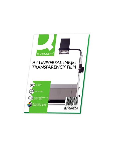 TRANSPARENCIA Q-CON.DIN A4 ALTA CALIDAD KF26074 INK-KET CAJA 50