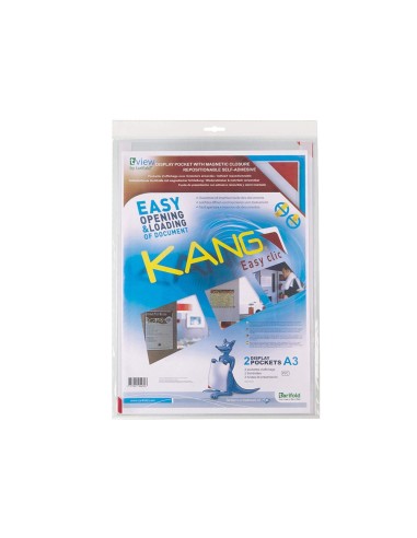 FUNDA TARIFOLD ADHESIVA REMOVIBLE A3 MAGNET.CAP.10 H.PAC