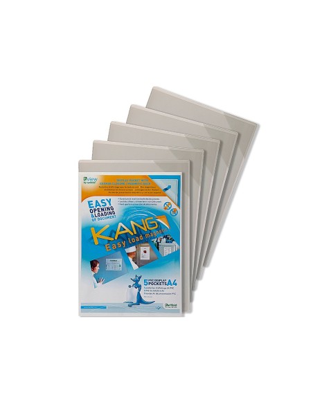 FUNDA TARIFOLD MAGNETICA RIGIDA ANTI REFLEJO A4 PACK 5 U.